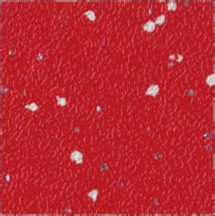 Red Fire Resistant Sound Absorbing Rubber Flooring